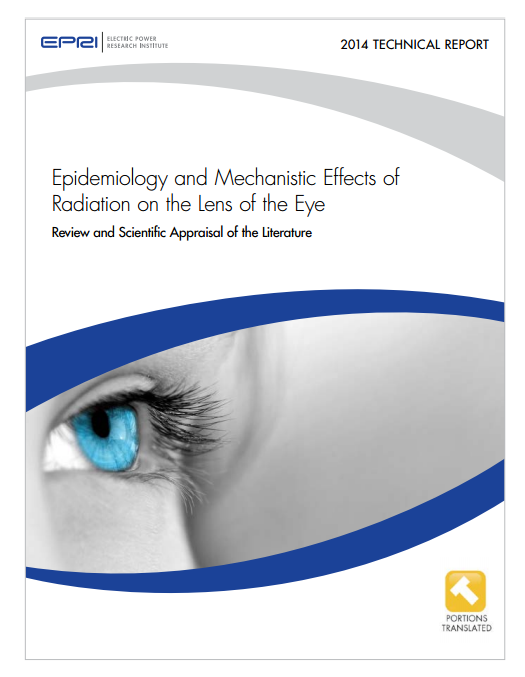 EPRI - Epidemiology and Mechanistic Effects of Radiation on the Lens of the Eye